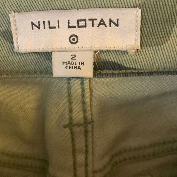 Pre Owned Women’s Nili Lotan Camo Camouflage Pants Sz 2 Classic Casual Comfort - Picture 10 of 10